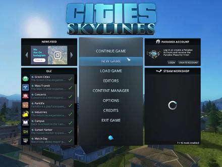 Mac版都市天际线改中文,添加新地图资产模组mod,修建立交,造高架 #steam游戏 #主机游戏