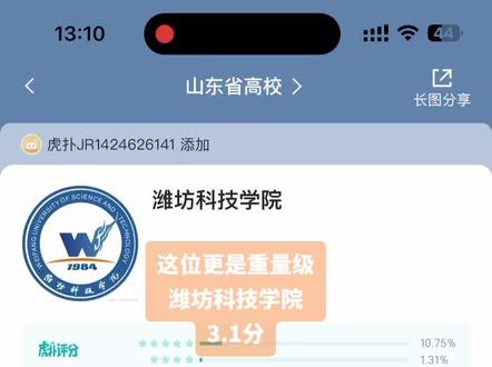 这位更是重量级潍坊科技学院单招综评#潍坊科技学院 #单招综评 #山东单招综评 #山东高考 #山东专科杀疯了