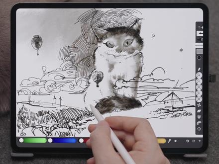 如何画邪恶小猫 使用iPad画邪恶小猫
软件:Artset 4
录制设备:索尼A7SM3 24-70GM
#跟着抖音学画画 #邪恶鼻嘎 #iPad画画 #画猫 #祝凯绘画