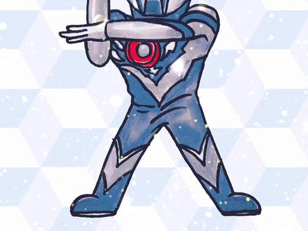 超燃!爸爸画的欧布奥特曼!#简笔画 #手绘 #奥特曼简笔画 #欧布奥特曼 #艺术分享官 @DOU+小助手