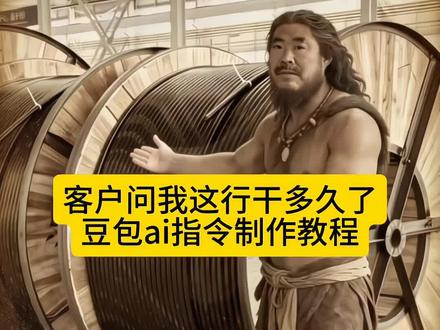 客户问我这行干多久了ai指令教程来啦#这行干多久了 #豆包ai #豆包出大片有两把刷子 #一直从事 #专业的事情交给专业人去做
