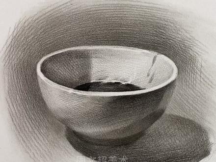 大郎,该喝药了!零基础也可以学会的白瓷碗画法#素描 #美术生 #零基础学画画 #美育中考