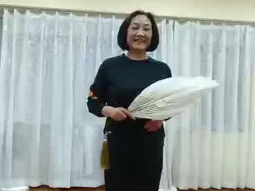 诸葛亮鹅毛扇的拿法和运用。