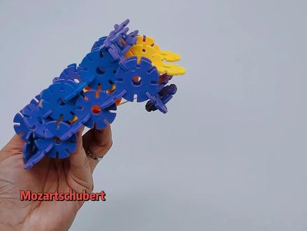 雪花片攻略之弹射抓手 #雪花片 #亲子游戏