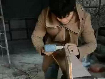 楼梯斜柜制作过程#装修