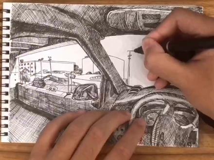 今天教大家画辆小汽车🚗#画画简易教程 #火柴人 @抖音小助手 @超人手绘