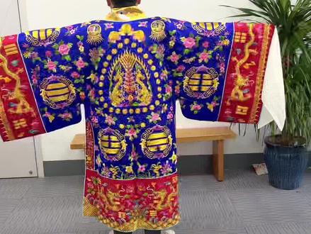 万福八卦小袖法衣#苏绣 #纯手工刺绣