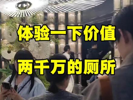 长出息了!南京价值2000万的厕所也体验了! #打卡德基千万级厕所 #上热搜 #春假