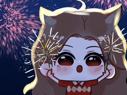 草履虫都能学会的烟花画法 #procreate #画画 #绘画基础 #零基础学画画 #板绘