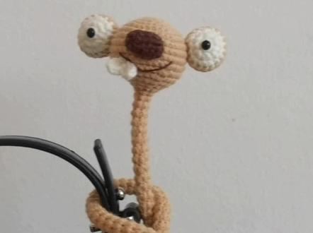 长脖子树懒钩织教程(二)#钩针编织教程 #钩针基础教程 #手工编织零基础教学 ##马年的第一个手工我先做了