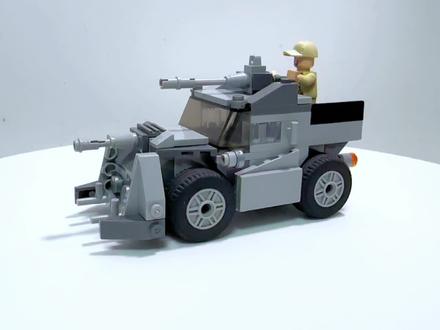 教大家用几块积木搭建一辆末日皮卡#积木 #乐高moc #拼装模型 #积木搭建 #玩积木的王子