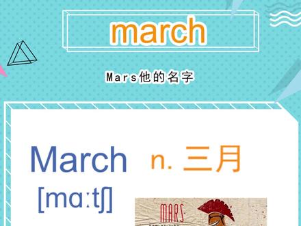#三月你好 这是#英语单词 也是有故事的,我们来看一下吧#英语 #英语词汇