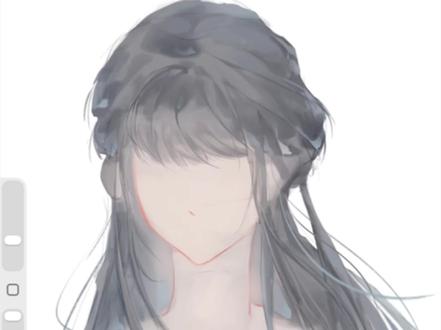 头发教程它来了#板绘过程 #画画 #头发 #教程 #古风