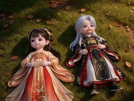 《贪吃姐弟》第三集!魔修出现,背后阴谋! #原创动画 #ai动画 #即梦ai