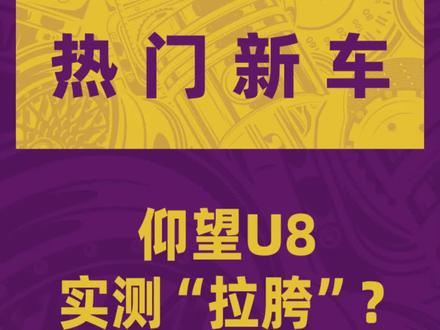 百万级豪车比亚迪仰望U8,实测拉胯?#新能源领航计划 #比亚迪 #仰望u8 #国产车 #辰哥话车