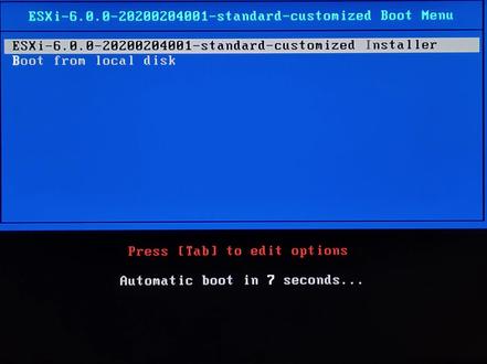 笔记本电脑安装vmware ESXI6.0
