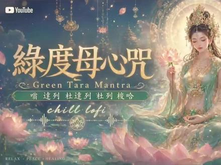 綠度母心咒一小時|淨化心靈、提升專注力的平靜節奏