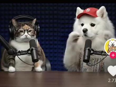 刷到停不下来的宠物播客,用即梦「视频3.5Pro模型」就能自己做!#AI六边形战士 #AI成片创作 #音画直出 #即梦 #宠物播客