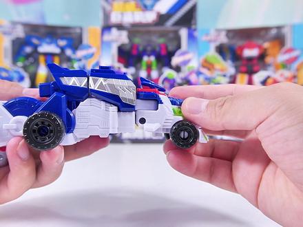 迷你特工队超威能量 巨鲨机甲变形战车机器人 #变形玩具 #迷你特工队 #儿童玩具视频