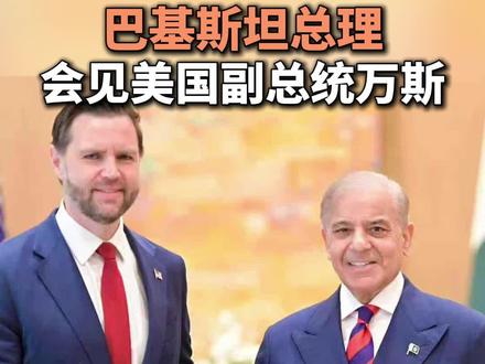巴基斯坦总理会见美国副总统万斯 (编辑:小雪)