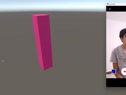 unity3d游戏开发,使用摄像机跟踪长方体,长方体可上下左右移动#3d建模 #unity3d #cs