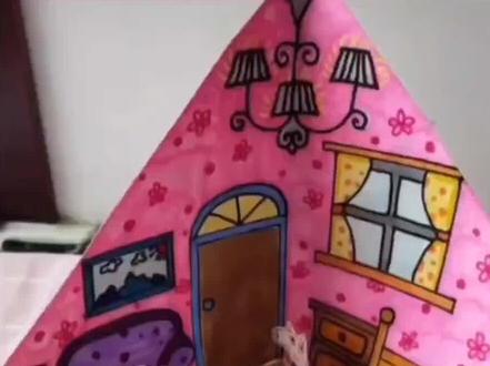 立体房屋、小猪佩奇、乔治、哈喽KT,😅😅😅孩子们可以动手画一画。