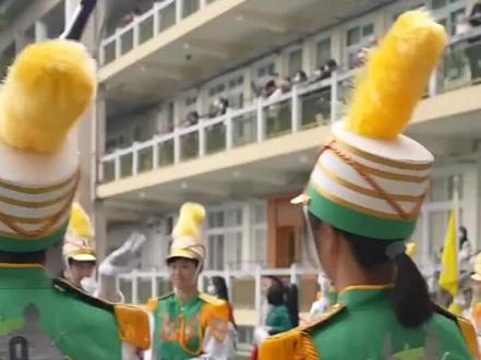 台湾台北市第一女子高级中学仪仗队表演