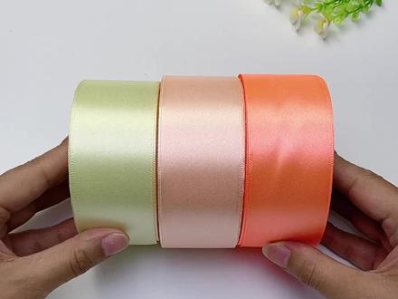 渐变丝带牡丹教程#丝带花 #手工