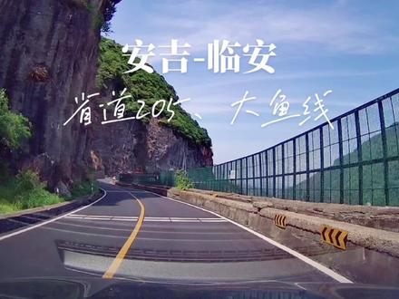 安吉-临安 自驾省道205、大鱼线#大鱼线 #安吉 #藏龙百瀑 #江南天池