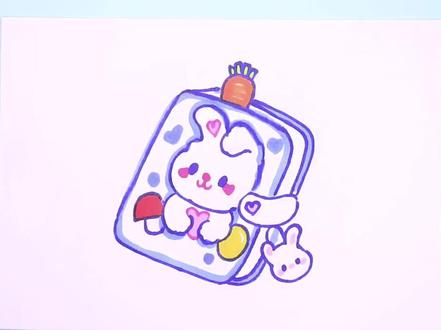 送你一本日记本记录你的生活点滴#简笔画教程 可爱绘画视频教程儿童画绘画课程