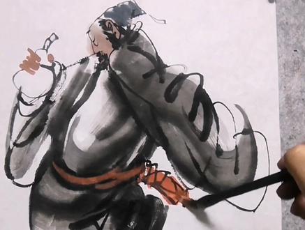 大年初三喝酒去#传统文化 #原创 #手绘#春节 #大年初三