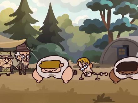 一口气快速看完《美国队长》 #美国队长#漫威#搞笑动画#同人#恶搞