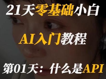 21天零基础小白AI入门教程|第01天:什么是API? #ai新星计划 #AI #ai教程 #claudecode #codex