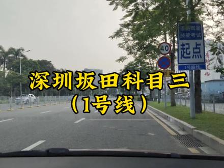 坂田科目三1号线教学视频#坂田科目三