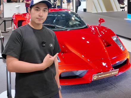 海报里的车出现了! 与法拉利恩佐零距离接触 #法拉利 #恩佐 #法拉利恩佐 #香港 #车展