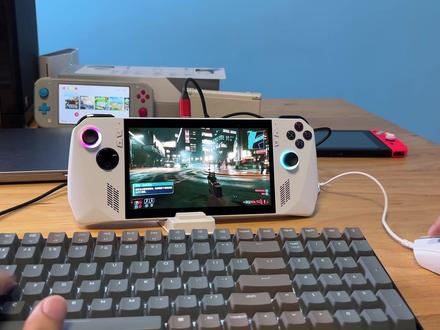 win掌机还挺香!ROG掌机上手试玩介绍~ #掌机 #数码科技 #ROG掌机 #游戏机