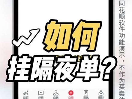 如何挂隔夜单? 同花顺如何挂隔夜单?隔夜单几点开始挂?隔夜委托交易规则。其实隔夜单就记住三句话:券商支持 + 清算后挂单 + 9:15 统一报交易所……
#隔夜单 #隔夜单几点开始挂 #隔夜委托 #隔夜委托交易规则