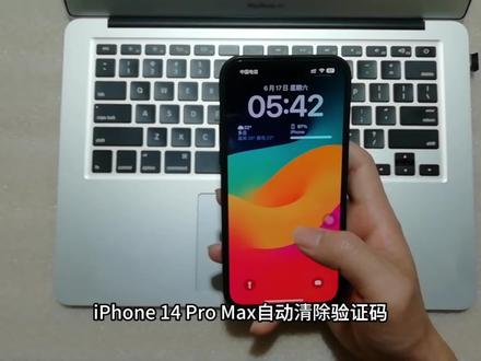 iPhone 14 Pro Max自动清除验证码