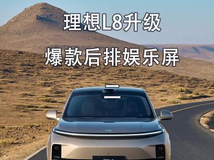 #理想L8 升级后排娱乐屏#后排娱乐屏 #理想后排娱乐屏 #合肥悦电 #理想L7
