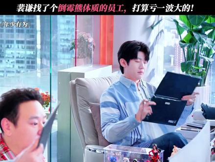 裴谦给公司招了个全自动闯祸机! #电视剧年少有为