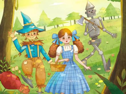 中小学生名著书籍封面设计《绿野仙踪》
试稿没通过的原因是什么?
#绘本 #插画 #画画 #封面 #约稿