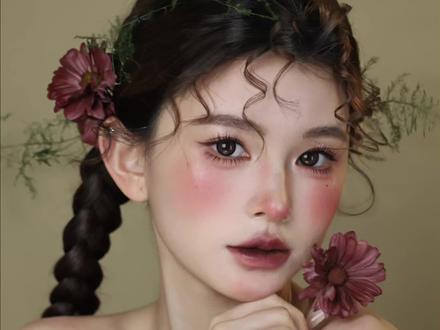 油画少女羊毛卷烫发技巧 详细讲解#发型教程 #新娘造型 #化妆师进修