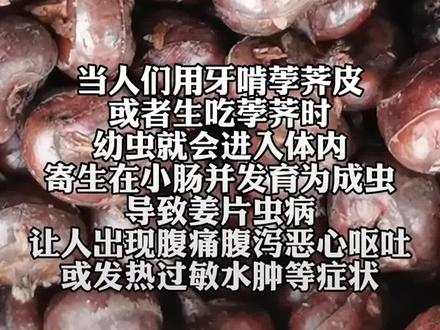 这个应季食物真的不能多吃,怕si,怕虫,怕生病,跟着这样做!#健康科普 #食品安全 #马蹄荸荠