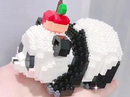 熊猫花花积木教程来喽,不会拼的朋友来看一下吧#国产积木推荐 #小颗粒积木拼装 #乐高积木 #熊猫花花 #大人也要玩玩具