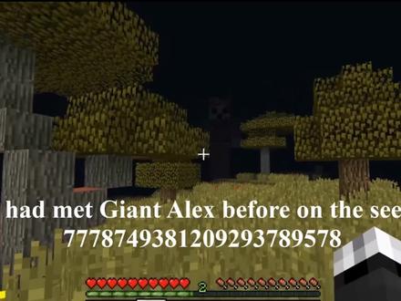 找到巨型艾利克斯 #我的世界 #mc #mc不灭