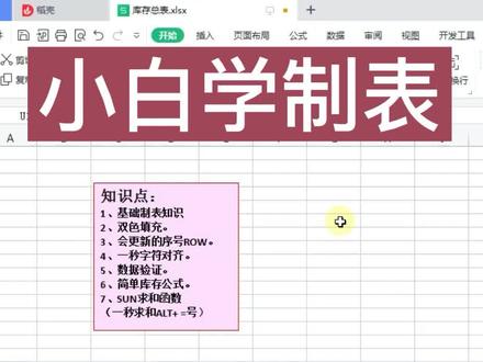 学电脑,从简单的表格开始。#0基础学电脑#电脑知识 #文员 #excel表格 #excel制表 #在线学习