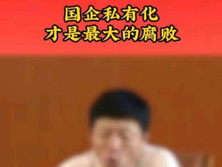 国企私有化才是最大的腐败 #艾公千古