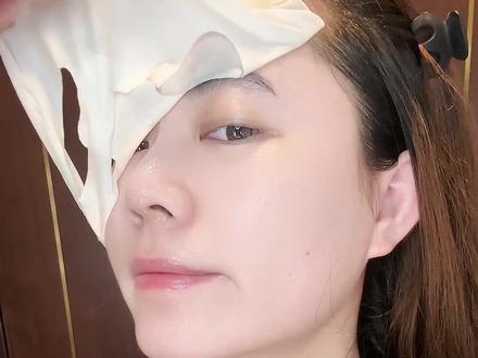 熬夜脸是真的爱,一用一个不吱声!#谷雨奶皮面膜#护肤#面膜
