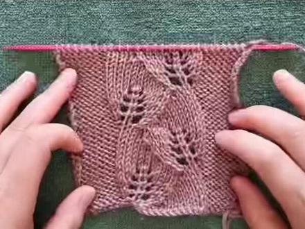 树叶花编织教程#爱生活爱编织 #手工编织零基础教学 #玩毛线 @抖音小助手 @DOU+小助手 @抖音能量站