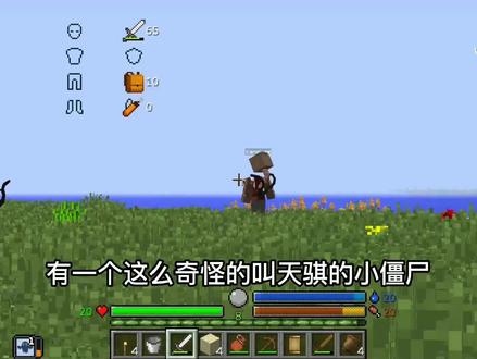 寄生的小天骐#我的世界 #mc #我的世界生存
